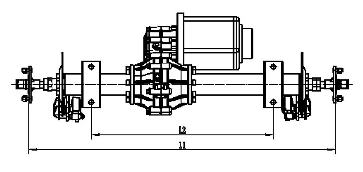 Cầu sau xe seri HQ14D